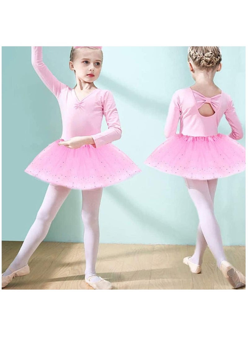 Captaintech Tutu Crown Suit for Girls, Princess Dress Up Sequined Mesh Skirt Tutu Crown Accessories Tiara, Girls Costumes for Birthday Party, Prom, Gift 10 Pcs  - Image 4