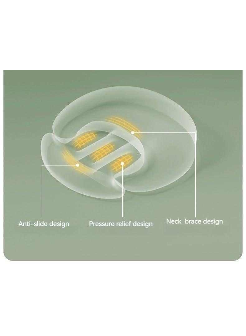 2 in 1 Baby Nursing Pillow Baby Feeding Pillow Newborn Feeding Pillow Anti Spitting Slope Pad Anti Overflow Milk Choking Bed, Middle Bed