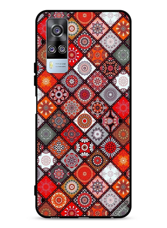 Covernex vivo Y51 2020 Protective Case Cover Mandala Design Art - Image 1