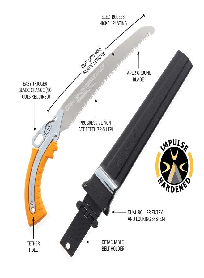 سيلكي منشار Silky Gunfighter Curve الاحترافي ذو الأسنان التقدمية 270 مم (730-27) - Image 3