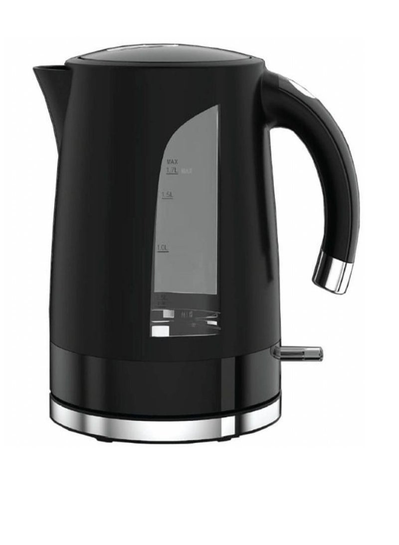 Fresh plastic kettle, black, 1.7 liters - Image 3