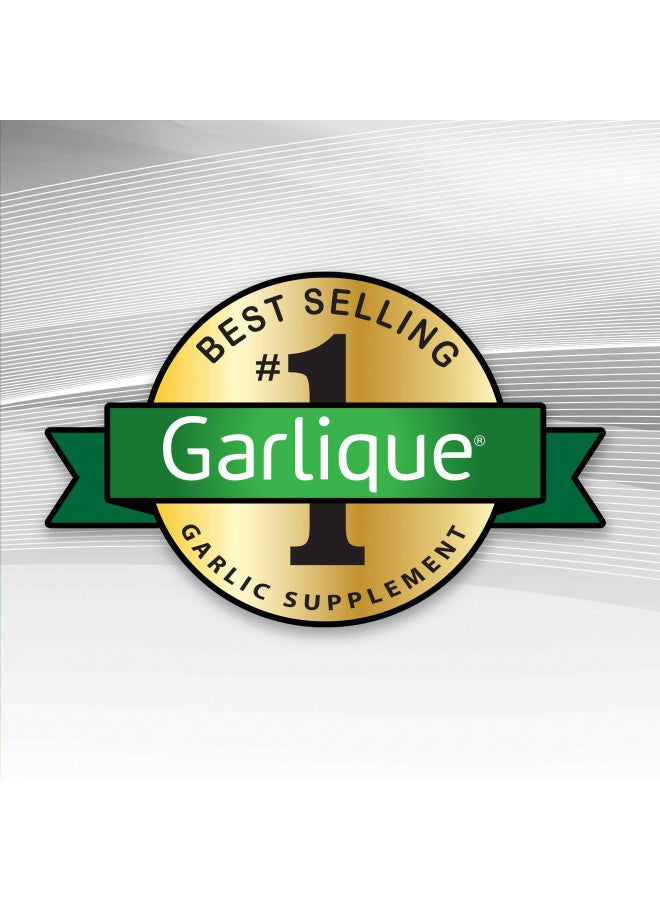 Garlique Garlic Extract Supplement, Healthy Blood Pressure Formula, Odorless & Vegan, 60 Caplets - Image 4