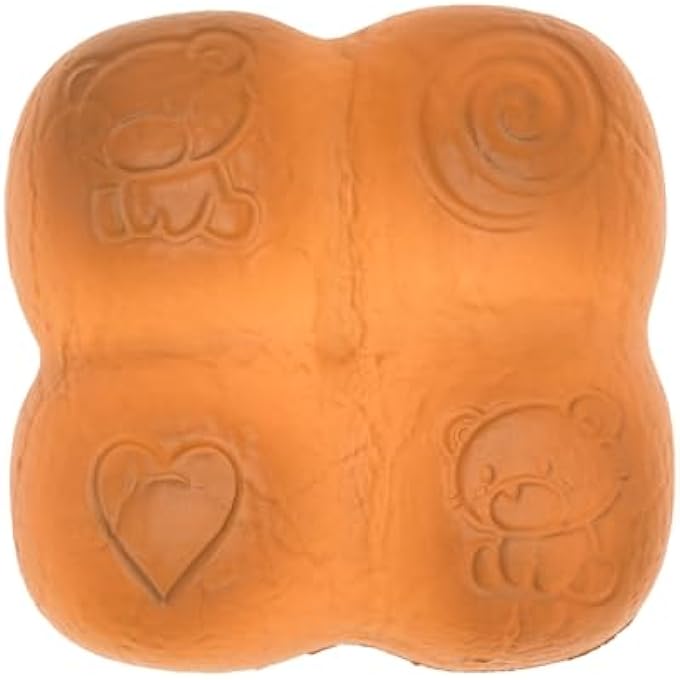 Kiibru 2025 Petals Jumbo Bread Squishy Slow Rising Bear Scented Bread Squishies Stress Relief Toys Gift (Chocolate) - Image 4