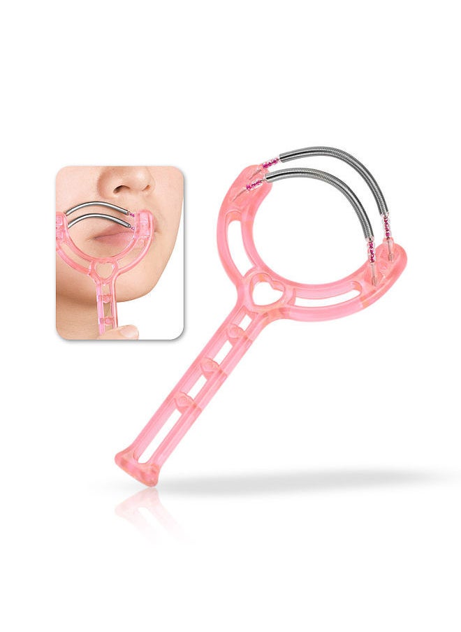 Generic - Facial Hair Remover Spring Facial Hair Removal for Women Spring Facial Epilator Removes Hair On The Upper Lip Chin Cheeks & Sideburns - Image 1