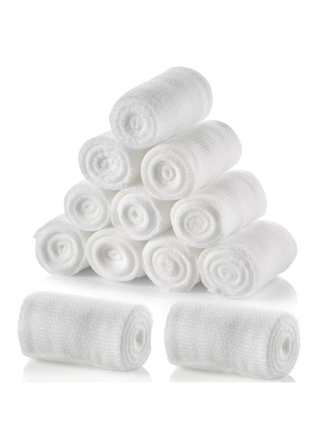 Peachjoy 10 Pack Self Adhesive Hand Wraps Self-adhesive Tape Breathable Tape Elastic Hand Wraps Waterproof Tape 4 Inch x 4.9 Yards  - Image 1