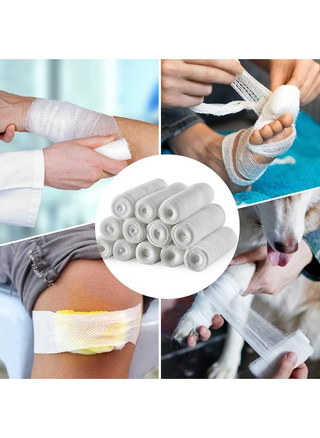 Peachjoy 10 Pack Self Adhesive Hand Wraps Self-adhesive Tape Breathable Tape Elastic Hand Wraps Waterproof Tape 4 Inch x 4.9 Yards  - Image 4