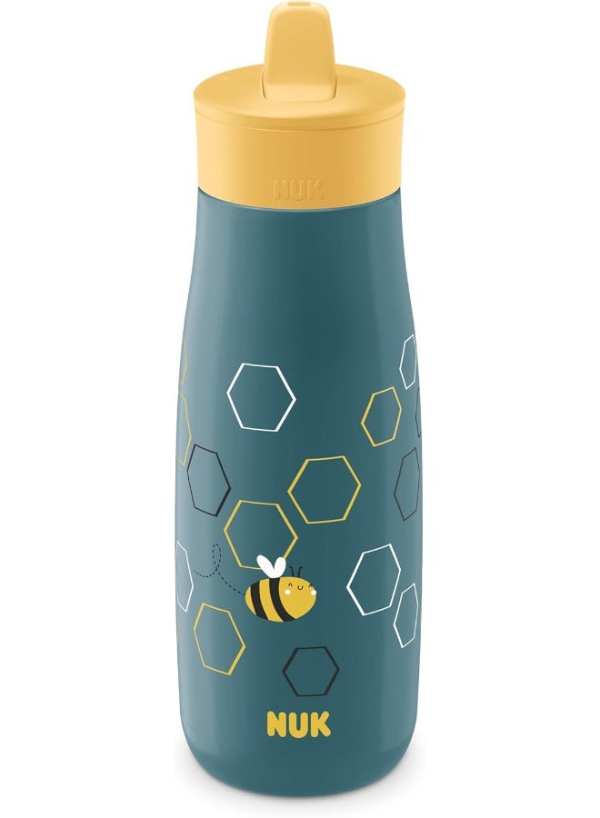 NUK Mini Me Flip Straw Toddler Water Bottle, 15 oz â€” Kids Water Bottle â€” Toddler Travel Essential - Image 1