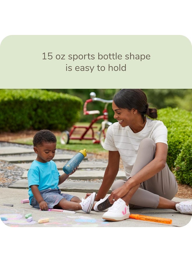 NUK Mini Me Flip Straw Toddler Water Bottle, 15 oz â€” Kids Water Bottle â€” Toddler Travel Essential - Image 3