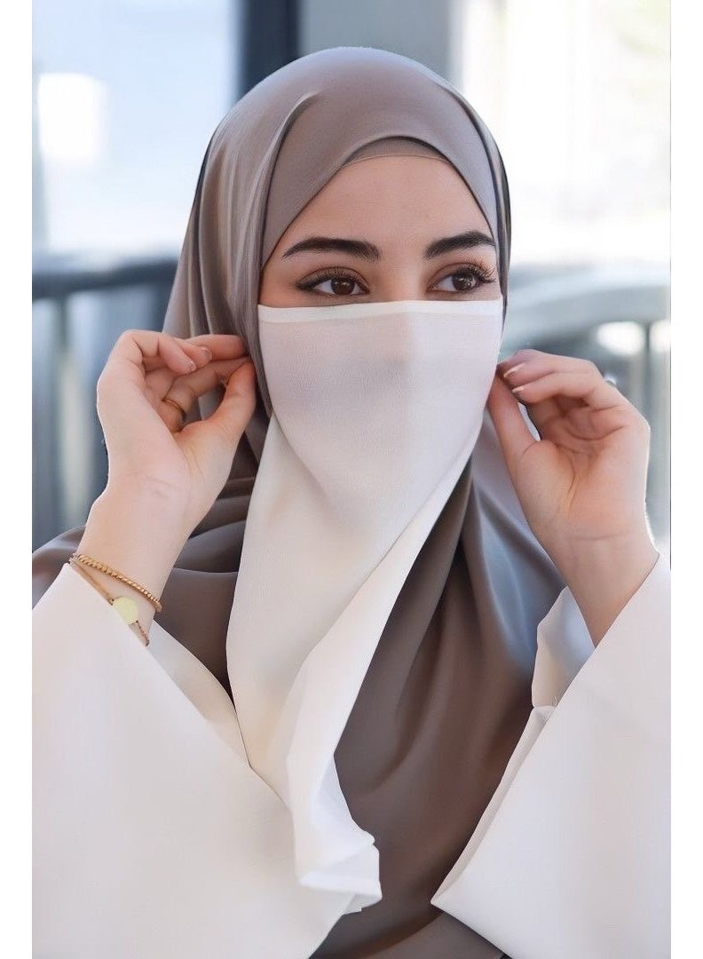 بهنس لثام ( قصير ) بمطاط رأس نقاب كويتي لثام للوجه لثام أنف وفم لثام نسائي لثامة نقاب مع لثام نقاب بلثام قناع نسائي قناع أنف وفم غطاء وجه مطاطي لثمة مريح لثام يومي لثام خفيف لثام عملي نقاب بمطاط لثام فري سايز لثام للسفر لثام للصلاة لثام صيف - Image 4