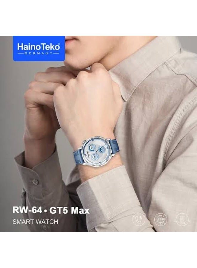 Haino Teko HainoTeko GT5 Max Smartwatch: Style and technology on your wrist. Ultra-clear AMOLED display for a superior visual experience. Design: A sleek and modern design suitable for both men and women - Image 3