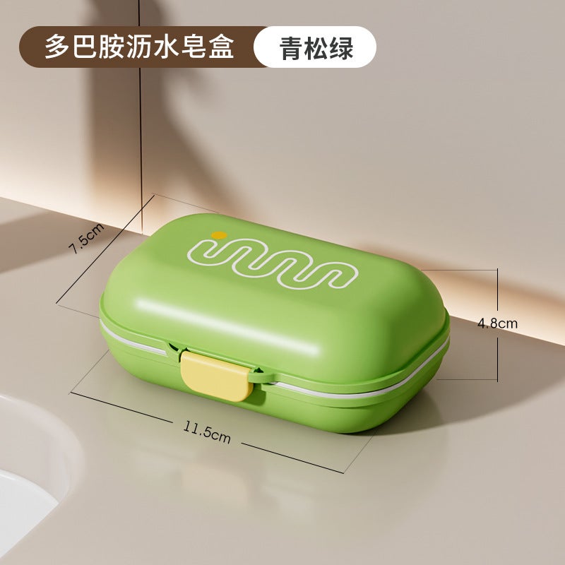 High-Quality Travel Soap Box with Drainage, Creative Design, and Sealed  Lid
