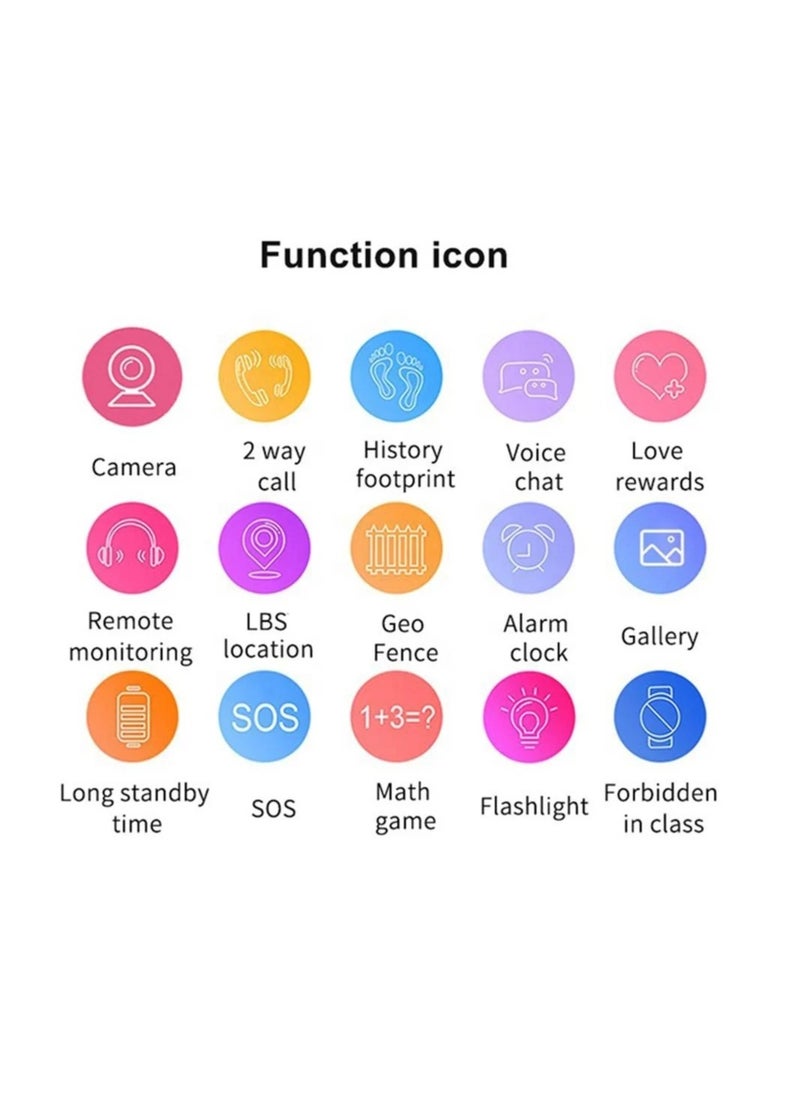Generic - 4G Kids Smart Watch with GPS Tracking and SOS Button and Video Call Waterproof - Image 1