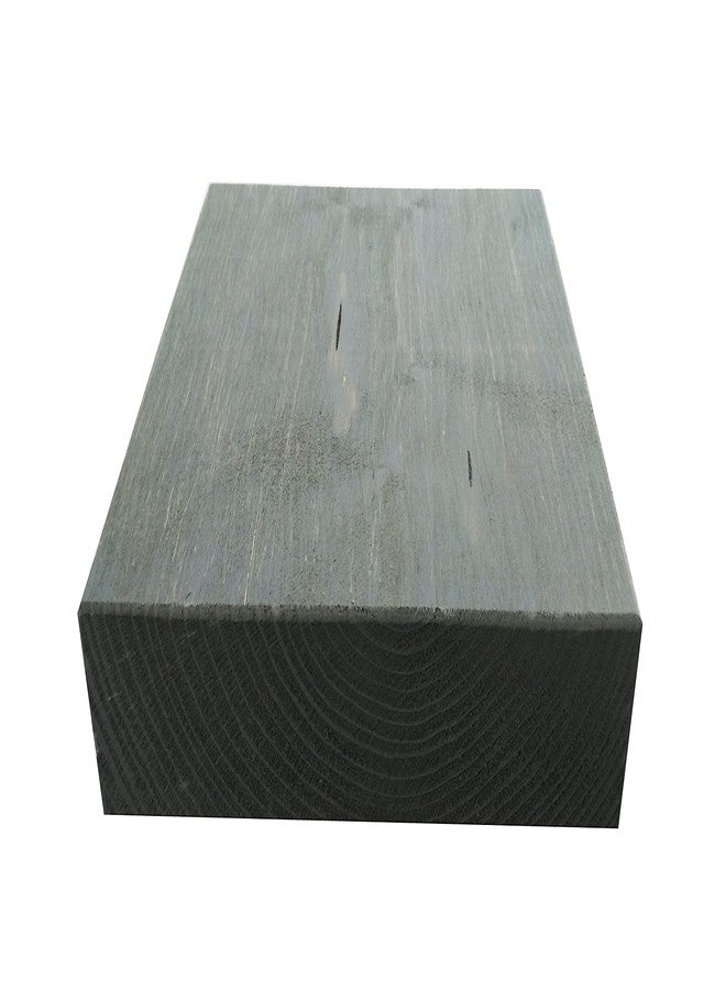 FixtureDisplays® 8X8X2" Solid Fir Wood Block Aged Finish Riser Photo Prop Display Stand 195-5 - Image 3