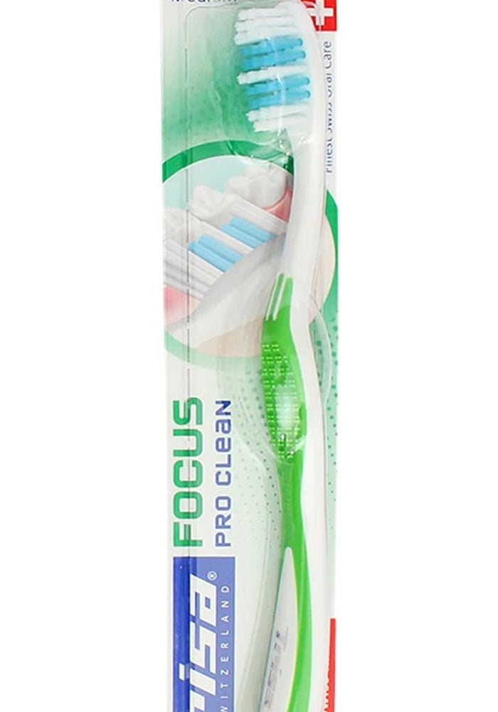 TRISA فرشاة أسنان تريزا فوكوس برو كلين متوسطة - آيس - Image 2