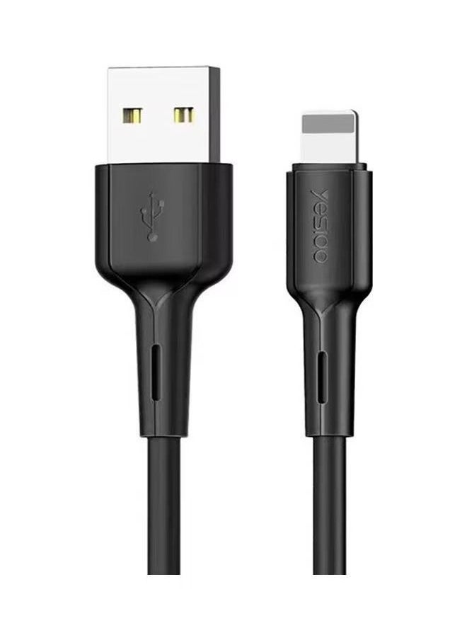 Yesido - Micro USB To Type C Data Sync And Charging Cable 1.2meter Black - Image 1