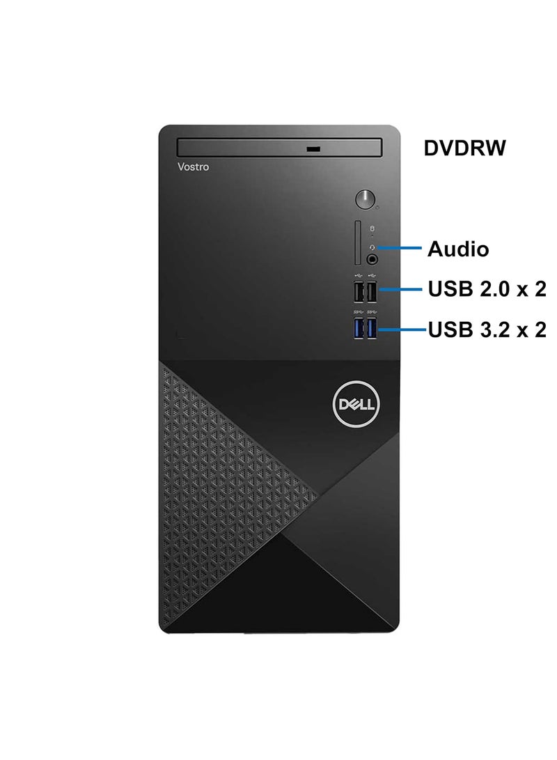 ديل كمبيوتر شخصي VOSTRO 3910 بمعالج Core i7-12700/ذاكرة وصول عشوائي 8 جيجابايت/محرك أقراص SSD سعة 512 جيجابايت/رسومات Intel UHD/نظام التشغيل DOS (بدون نظام التشغيل Windows)/ - Image 5