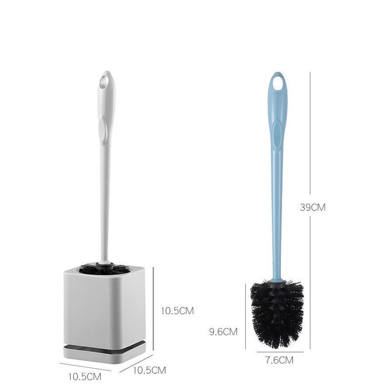 Punch-Free Wall-Mounted Toilet Brush Drain With Base Set Household Toilet Hanging Toilet Cleaning Brush - Image 3