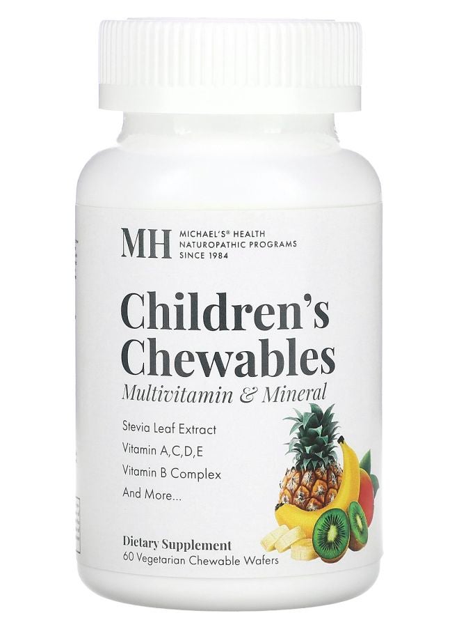 Michael's Naturopathic Children's Chewables Natural Fruit  60 Vegetarian Chewable Wafers
