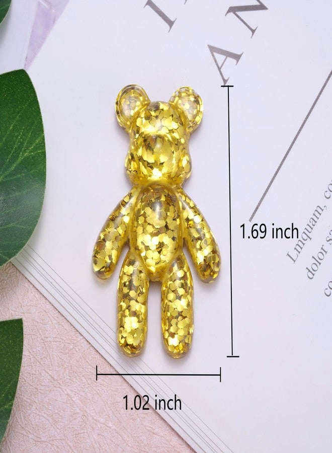 Aesnefe Worry Bear, Pocket Bear Hug, Anxiety Gifts for Men Women, Anxiety Relief Gifts, Mental Health Positivity Gift for Anxious Friend, Back to School Reminder of Comfort, Gold - Image 5