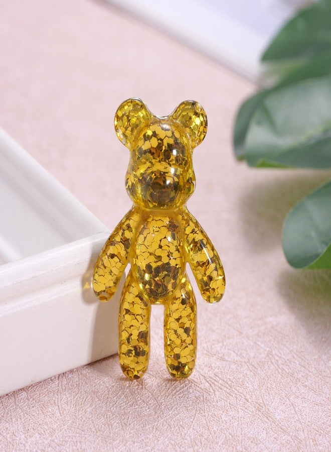 Aesnefe Worry Bear, Pocket Bear Hug, Anxiety Gifts for Men Women, Anxiety Relief Gifts, Mental Health Positivity Gift for Anxious Friend, Back to School Reminder of Comfort, Gold - Image 4