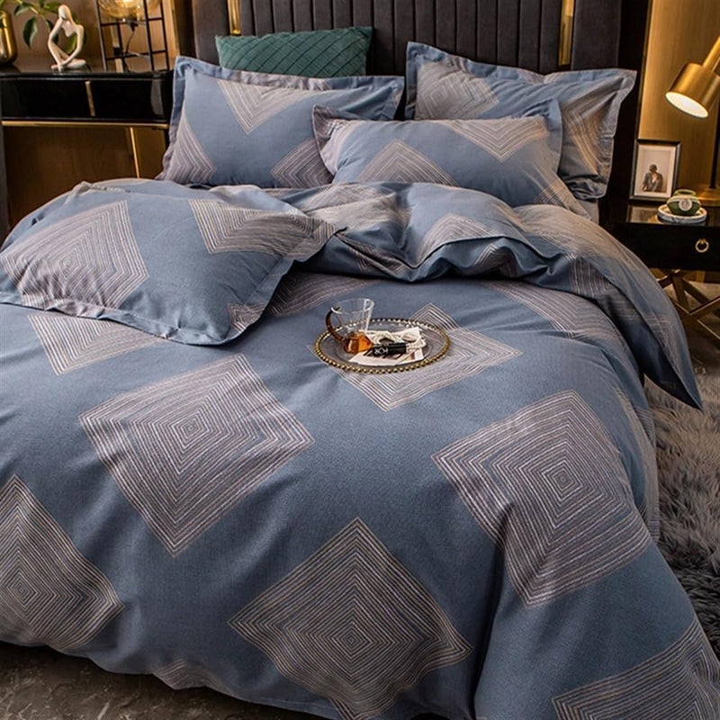 RVANS CREATIONS Rvans Creations 180 TC Cotton Feel All Around Elastic Fitted Queen Size Bedsheets Supersoft Elastic Fitted Double Bedsheet with 2 Pillow Covers Size 60x72x6 Inches Box  - Image 3