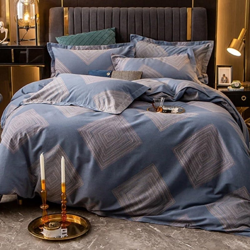 RVANS CREATIONS Rvans Creations 180 TC Cotton Feel All Around Elastic Fitted Queen Size Bedsheets Supersoft Elastic Fitted Double Bedsheet with 2 Pillow Covers Size 60x72x6 Inches Box  - Image 2