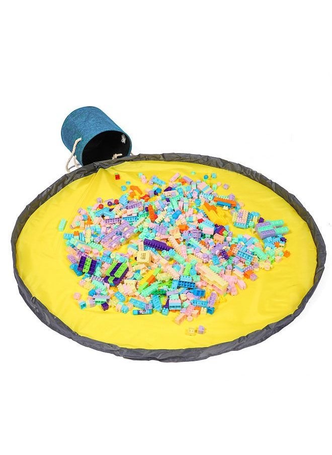 Arabest Foldable Toy Storage Basket  With Play Mat  - Image 1