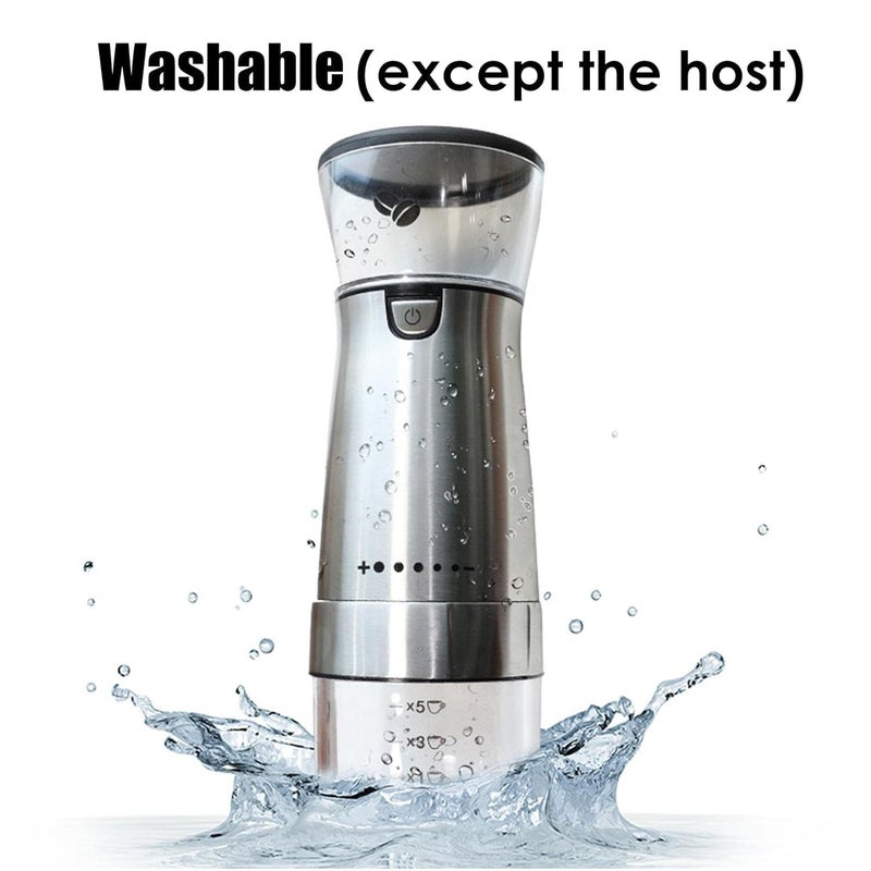BLURISM BLURISM Lightweight and Portable Coffee Bean Seasonings Spices Mill Powder Machine Grinder Machine Electric Herbs Spices Nuts Grain Grinder Mill Powder Machine for Home and Office  - Image 5