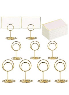 Y&D 24 pcs Place Card Holder Memo Clip Photo Table Number Gold Holder, Stand, Paper Menu Stand  - Image 1
