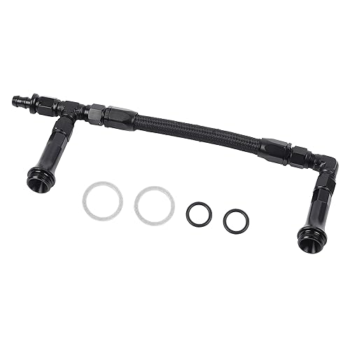 Dasbecan AN6 Dual Feed Carb Braided Nylon Fuel Line Double Pump Compatible With 4150 Based Carburetor - Image 1