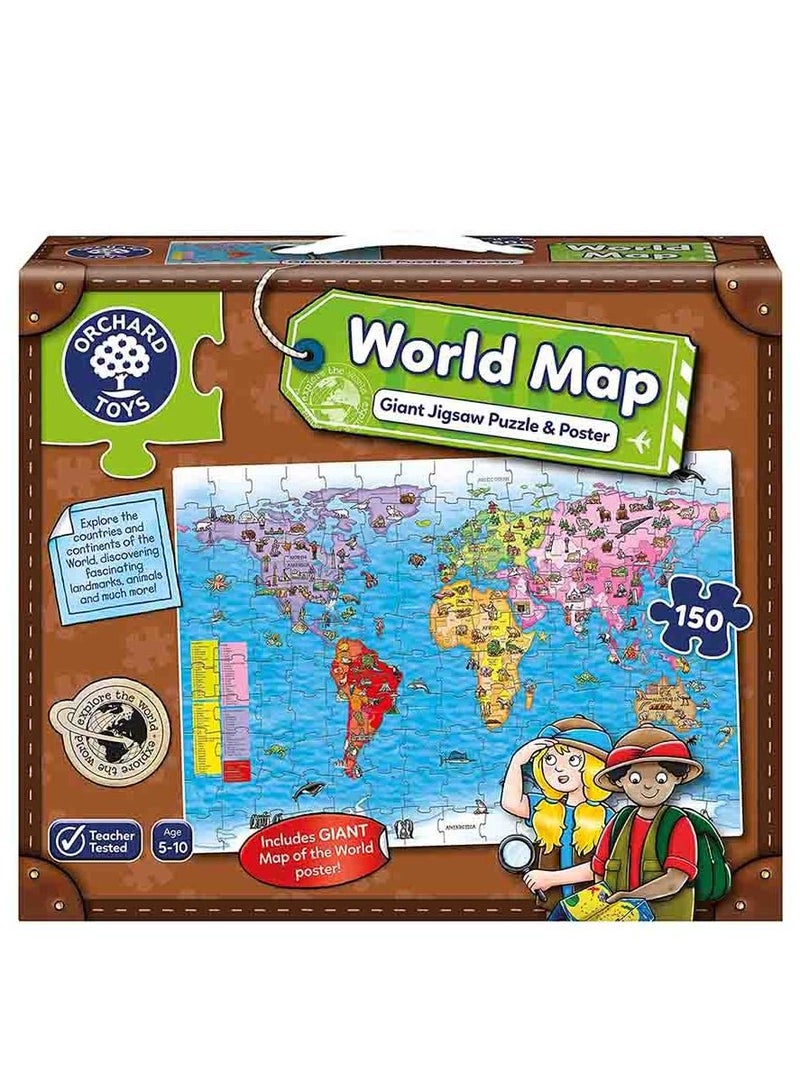 Orchard Toys - World Map & Poster - Image 1