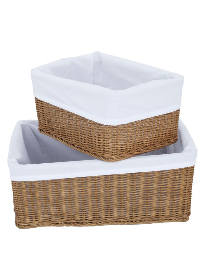 السيف  سلة تقديم مستطيلة من الخيزران 30 - Image 1