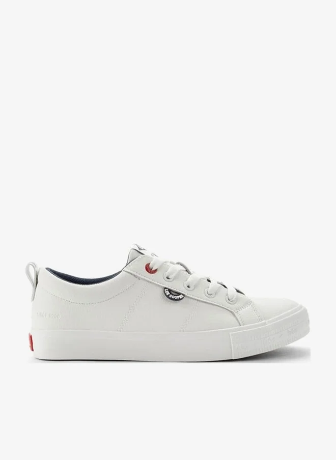 لي كوبر حذاء رياضي نسائي بكعب للكاحل برباط