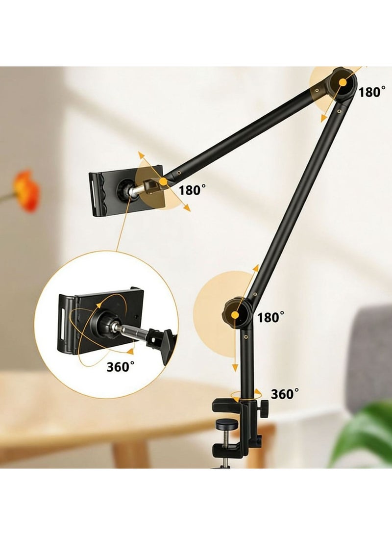 Bolivia's Compact Microphone Arm for Streaming - Slim Profile Boom Stand for Streaming, Gaming, Podcast, Studio & Office , Optimized for Small Desks & Clean Aesthetics - Image 3