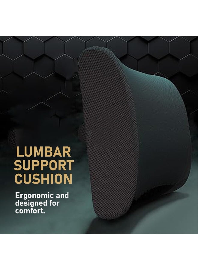 Rest Lumbar Support Pillow For Office Chair and Car Seat Perfectly Balanced Orthopdeic Memory Foam  - Image 1
