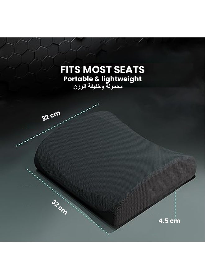 Rest Lumbar Support Pillow For Office Chair and Car Seat Perfectly Balanced Orthopdeic Memory Foam  - Image 2