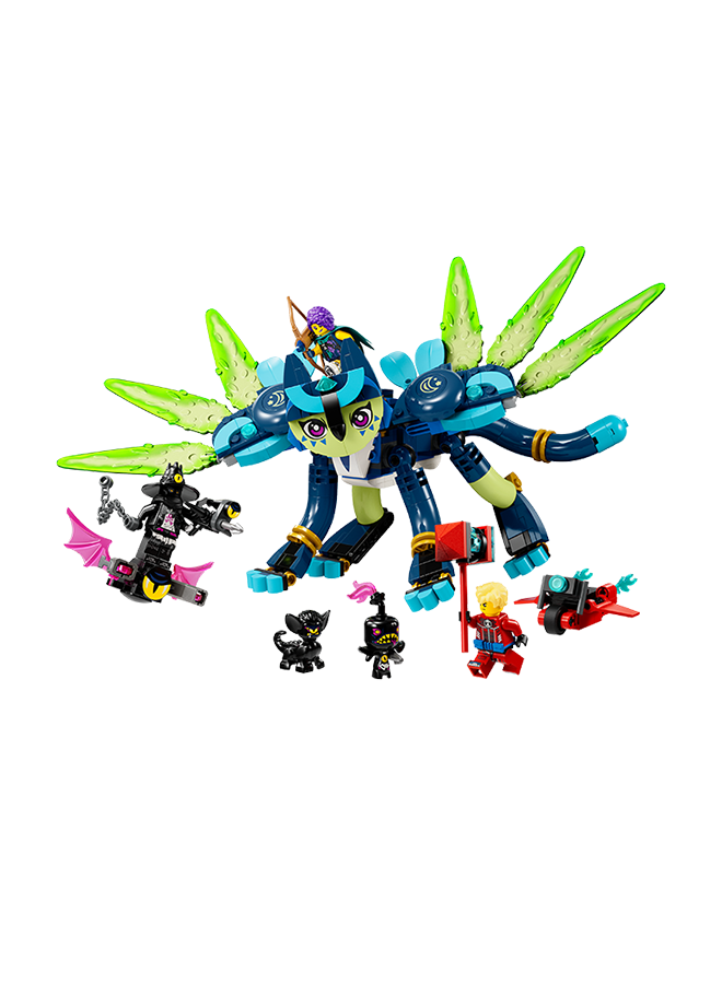 LEGO 71476 Dreamzzz Zoey And Zian The Cat-Owl, Animal Toy Building Set For Kids, Toy For Girls And Boys Aged 9 And Over (437 Pieces)