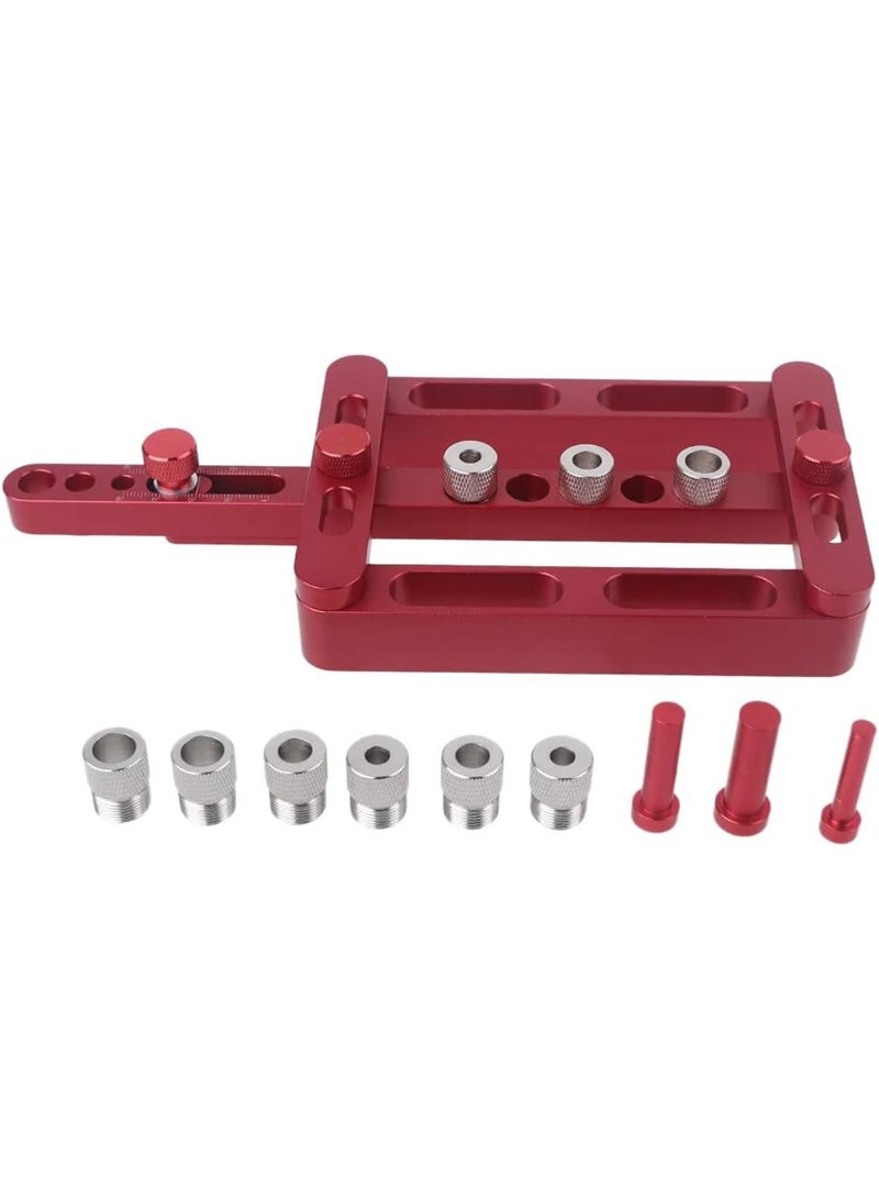 GGOOT Doweling Woodworking Joinery Hole Drill Guide Self Centering Punching Locator Tool Cabinet Hardware - Image 1