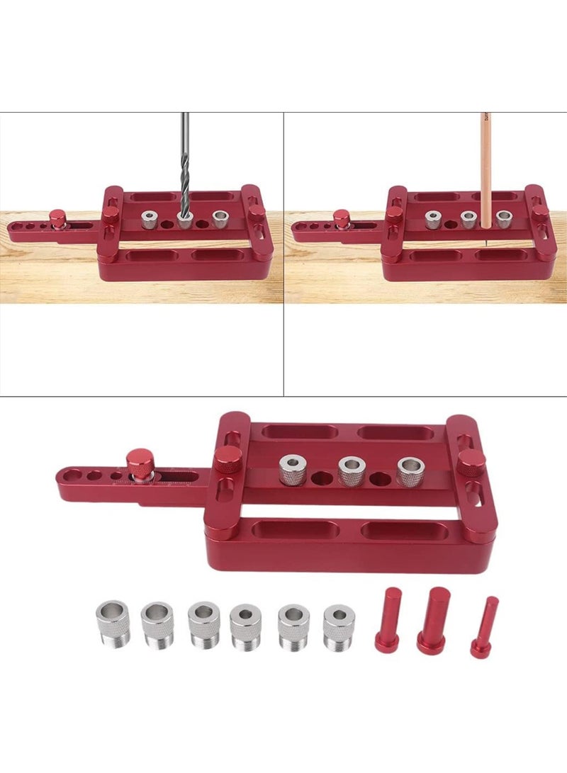 GGOOT Doweling Woodworking Joinery Hole Drill Guide Self Centering Punching Locator Tool Cabinet Hardware - Image 2