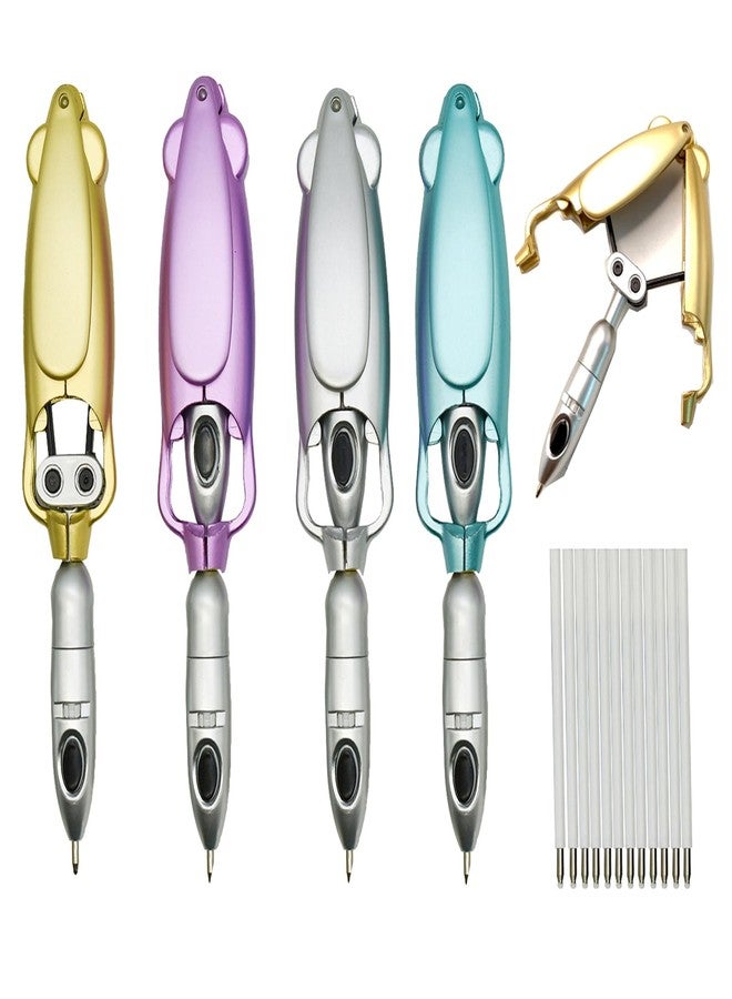 Lopenle 12PCS Novelty Transforming Pen Cool Robotic Shape Pen With 24 pieces Refills Click Bounce Decopression Pens for School Office Party Birth Day Stationery. - Image 1