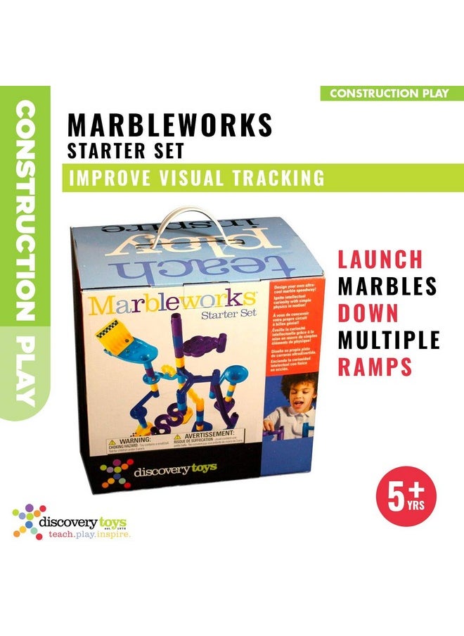 Discovery Toys Discovery Toys MARBLEWORKS Marble Run Starter | Kid-Powered Learning | STEM Educational Building Block Toy Learning & Childhood Development 5 Years Old and Up  - Image 4