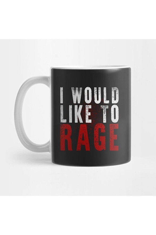 I Would Like To Rage!!!(white) - Critical Role Fan Design Mug