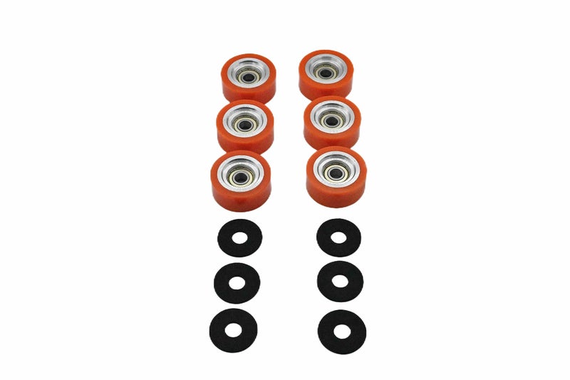 Delixike 70298701P 6Pack7029870170568201 Support Roller Bearing Compatible With for AllianceHuebschSpeedqueenIPSO Dryer6Pack