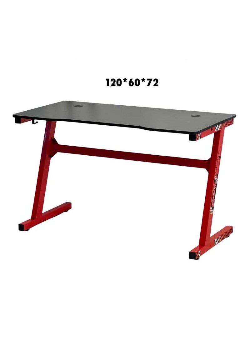 Modern Gaming Desk With Headphone Hook, Computer Desk Table Home Office 120*60*72 CM