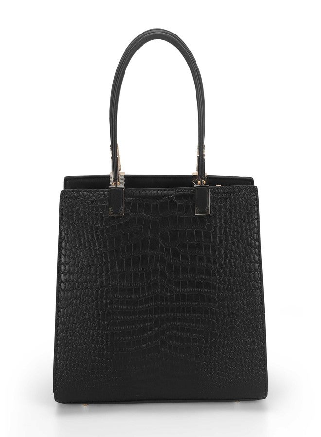 Metro Frostine Black Top-Handle Sling Bag(66-732) - Image 4