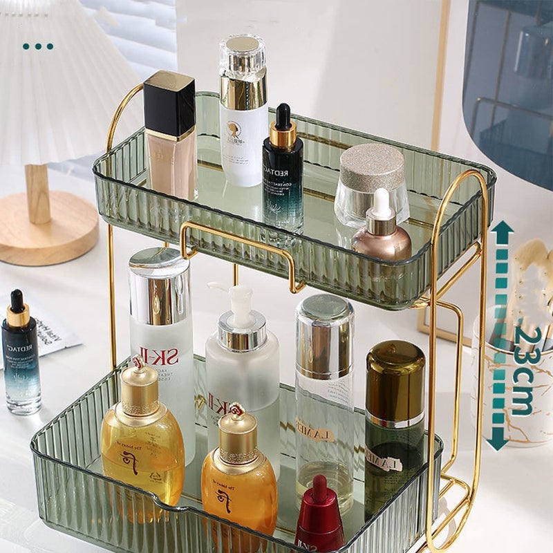 Clefairy Makeup Organizer, Large Makeup Display Case, Waterproof and Dustproof Cosmetics Storage Display Box Case with Drawers for Cosmetics, Lipsticks, Jewelry, Nail Care, Skincare - Image 2