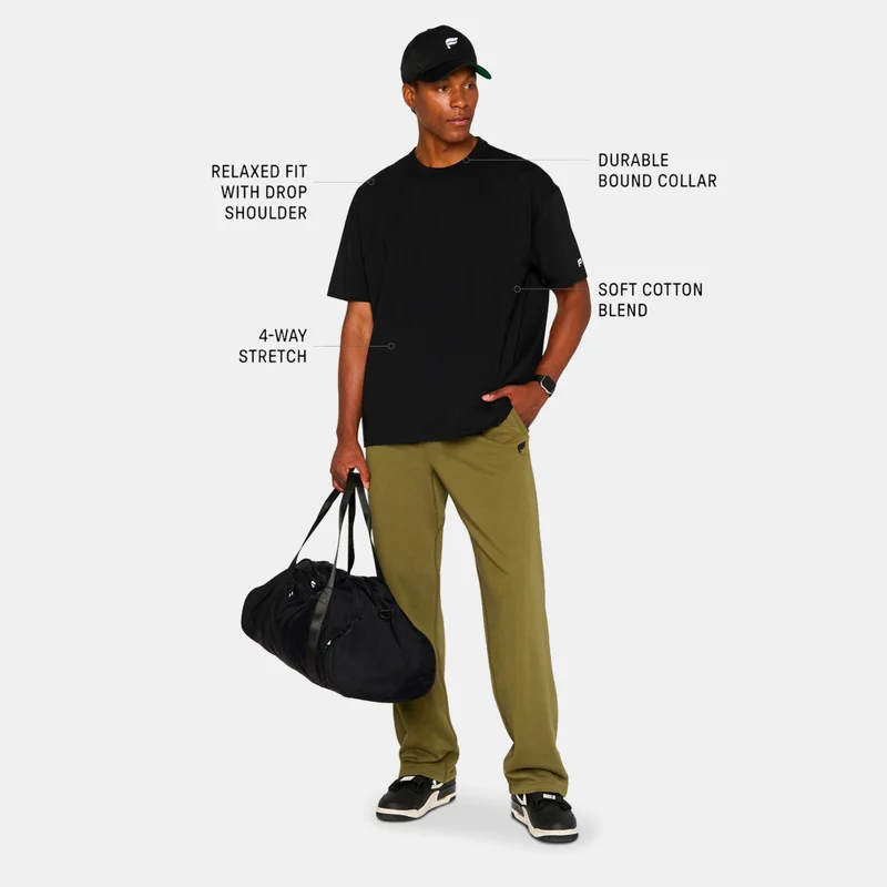 Fabletics Black Men's The Effortless T-Shirt for Men | Best Price UAE