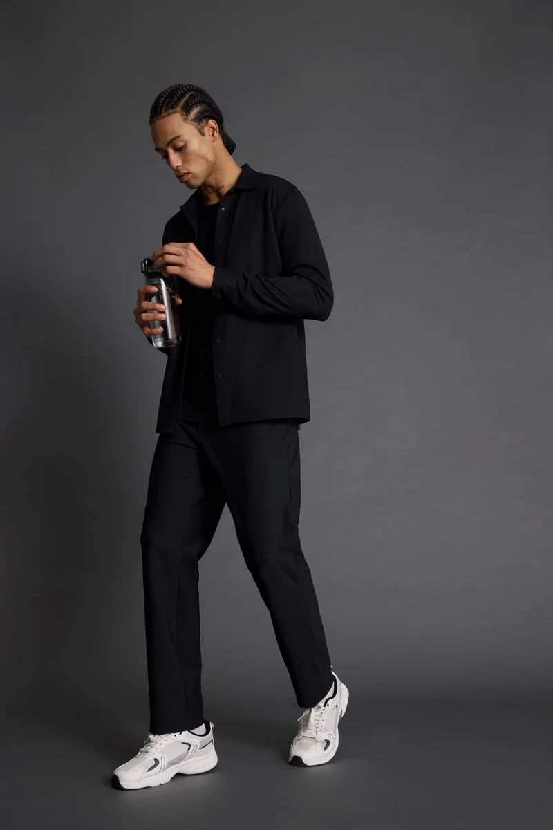 ديفاكتو DeFactoFit Standard Fit Woven Sports Trousers