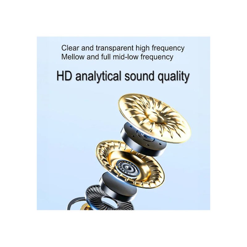 JS371 Bluetooth 5.4 Wireless In-Ear Headphones, White - Image 2