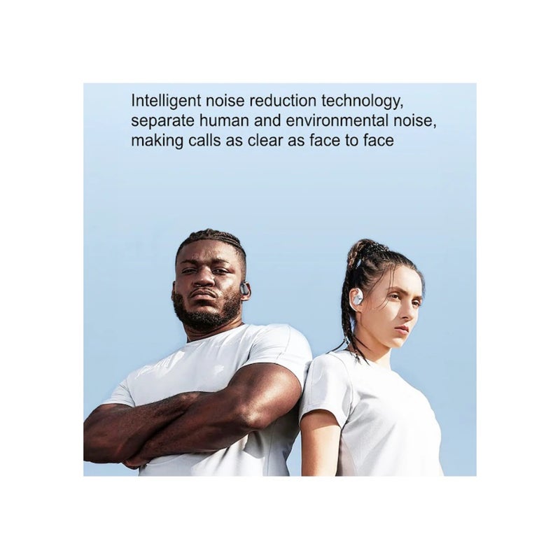 JS371 Bluetooth 5.4 Wireless In-Ear Headphones, White - Image 4